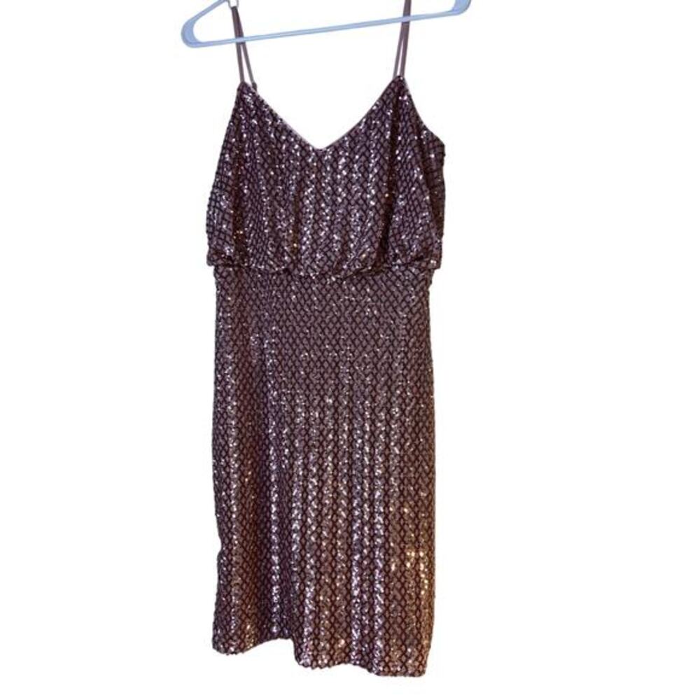 Vince‎ Camuto pink sequin dress